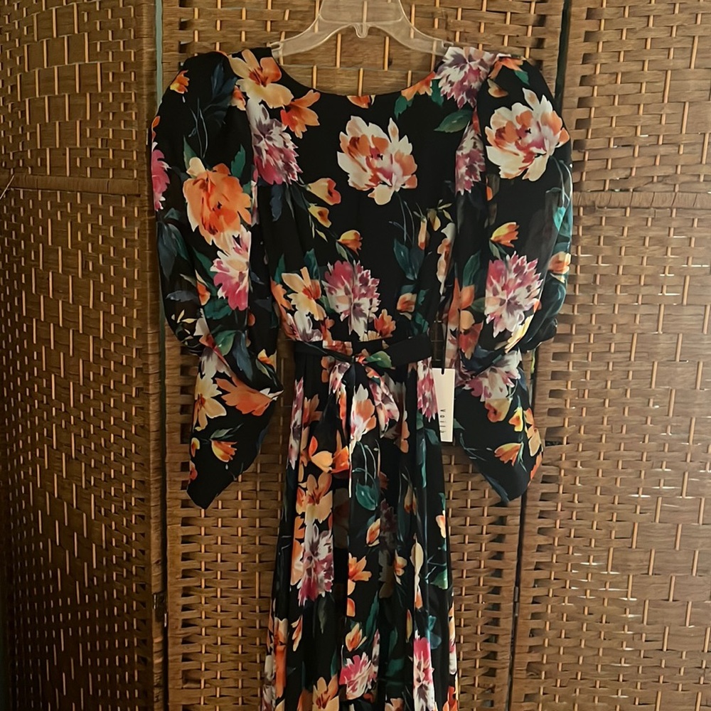 Long multicolored dress